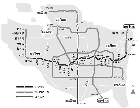 郑州多条地铁线路规划有变 看咱能否出门见