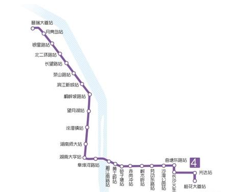 长沙地铁4号线年底开工 沿线热盘汇总 –长沙 轨