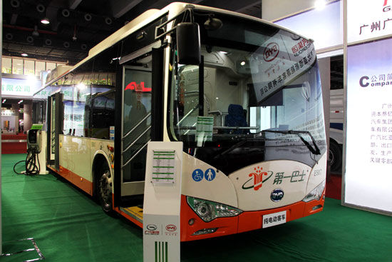 广汽比亚迪首秀广州车展 主推新能源公交