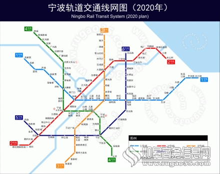 宁波地铁规划图高清晰