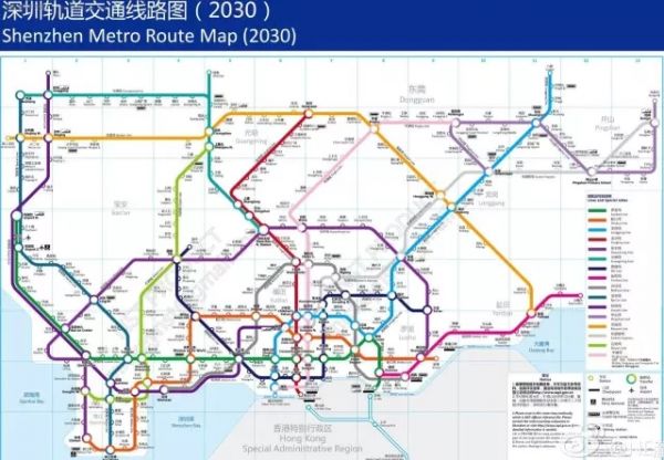 最新最全深圳地铁线路图 十四条深圳地铁站点汇