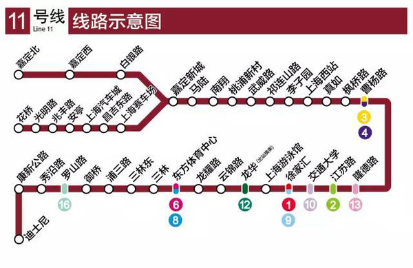 26日8点半左右从11号线嘉定北站始发 10点第1班列车即将进入迪士尼